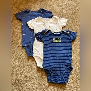 Carter’s Set of 3 Nautical Onesies